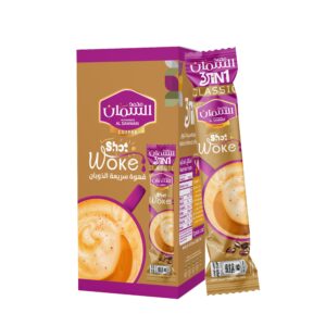 Al Samman Shot Woke 3-in-1 Instant Coffee 10 Packets X 20 Grams